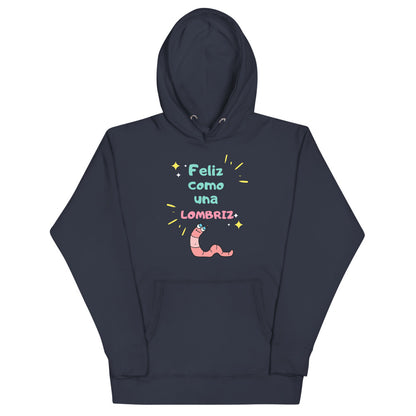 Panama Feliz Como Una Lombriz Unisex Hoodie