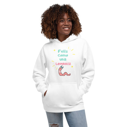 Panama Feliz Como Una Lombriz Unisex Hoodie