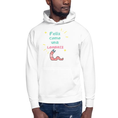 Panama Feliz Como Una Lombriz Unisex Hoodie