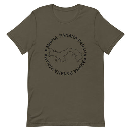 Panama Map Unisex T-Shirt