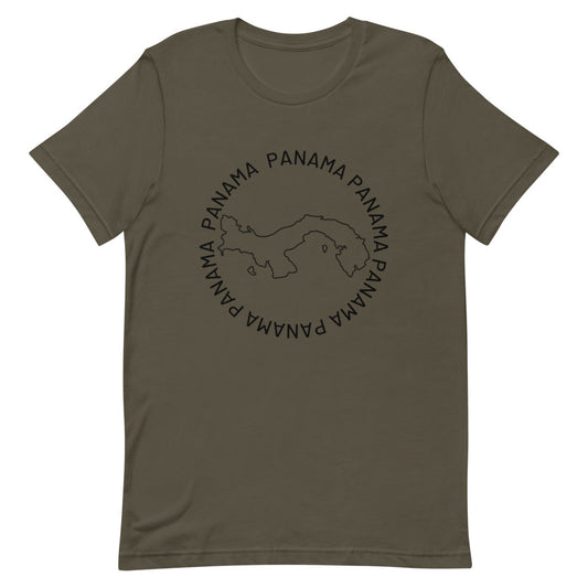 Panama Map Unisex T-Shirt