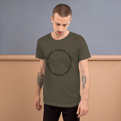 Panama Map Unisex T-Shirt