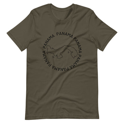 Panama Map Unisex T-Shirt