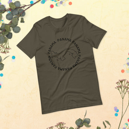 Panama Map Unisex T-Shirt