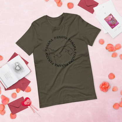 Panama Map Unisex T-Shirt
