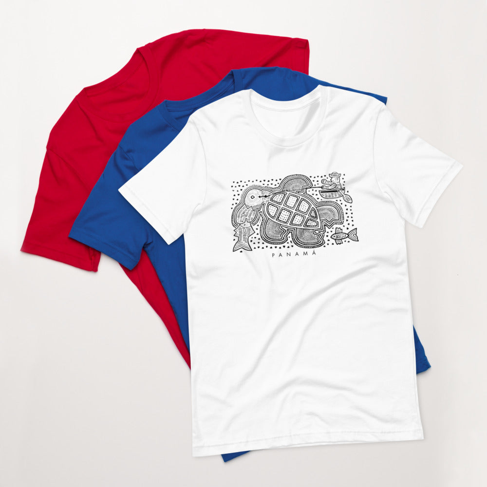 Panama Turtle Unisex T-Shirt