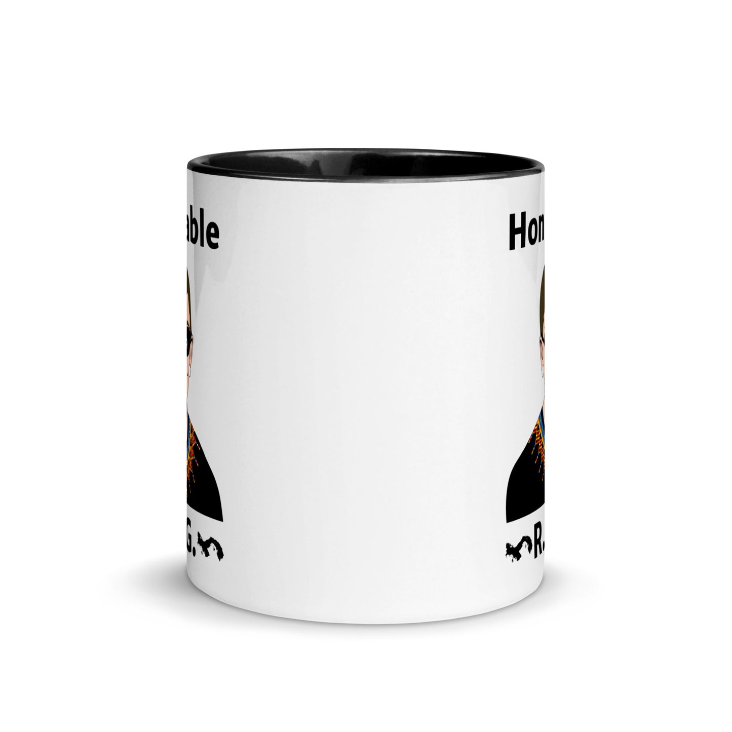 Honorable Notorious R.B.G. Coffee Tea Mug with Color Inside