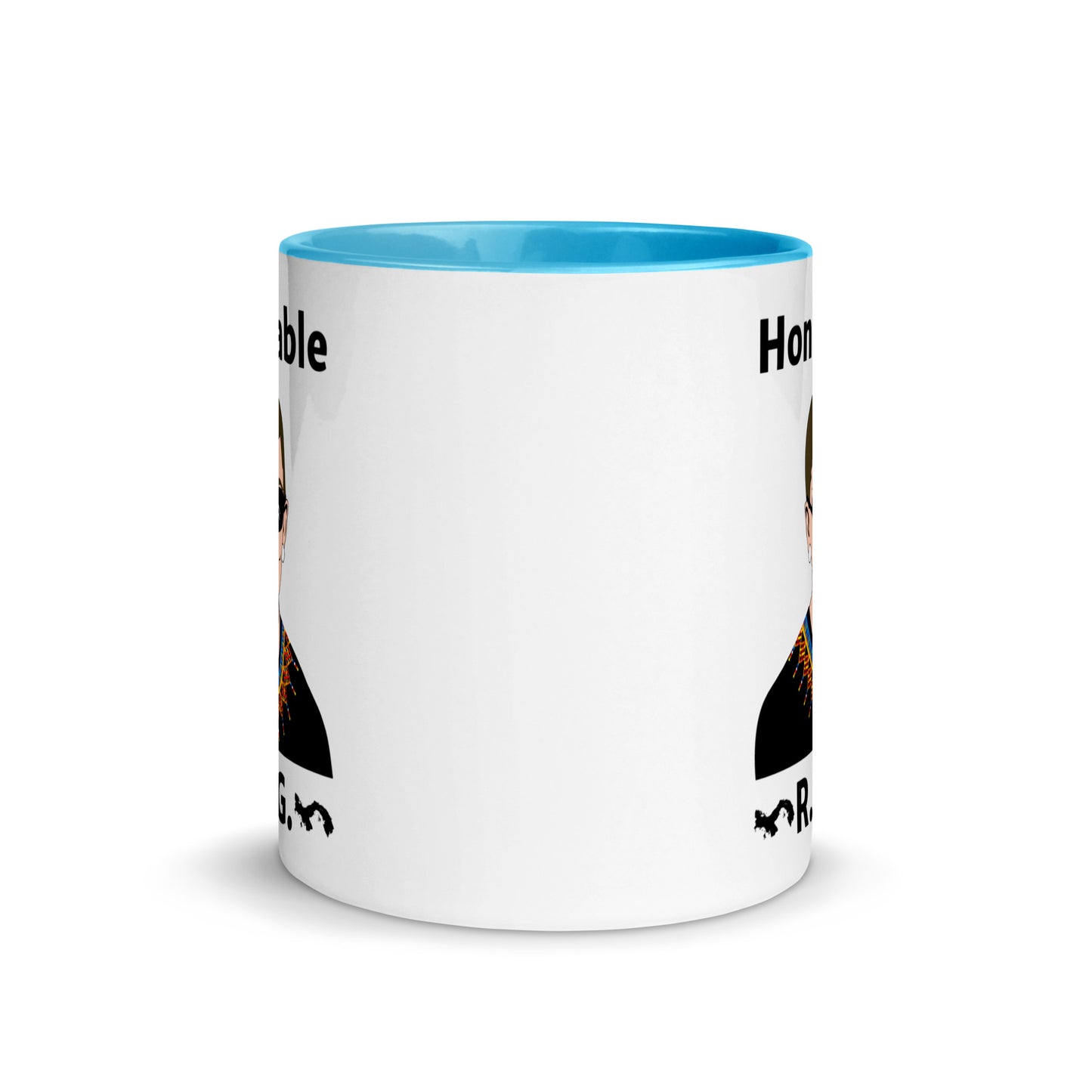 Honorable Notorious R.B.G. Coffee Tea Mug with Color Inside