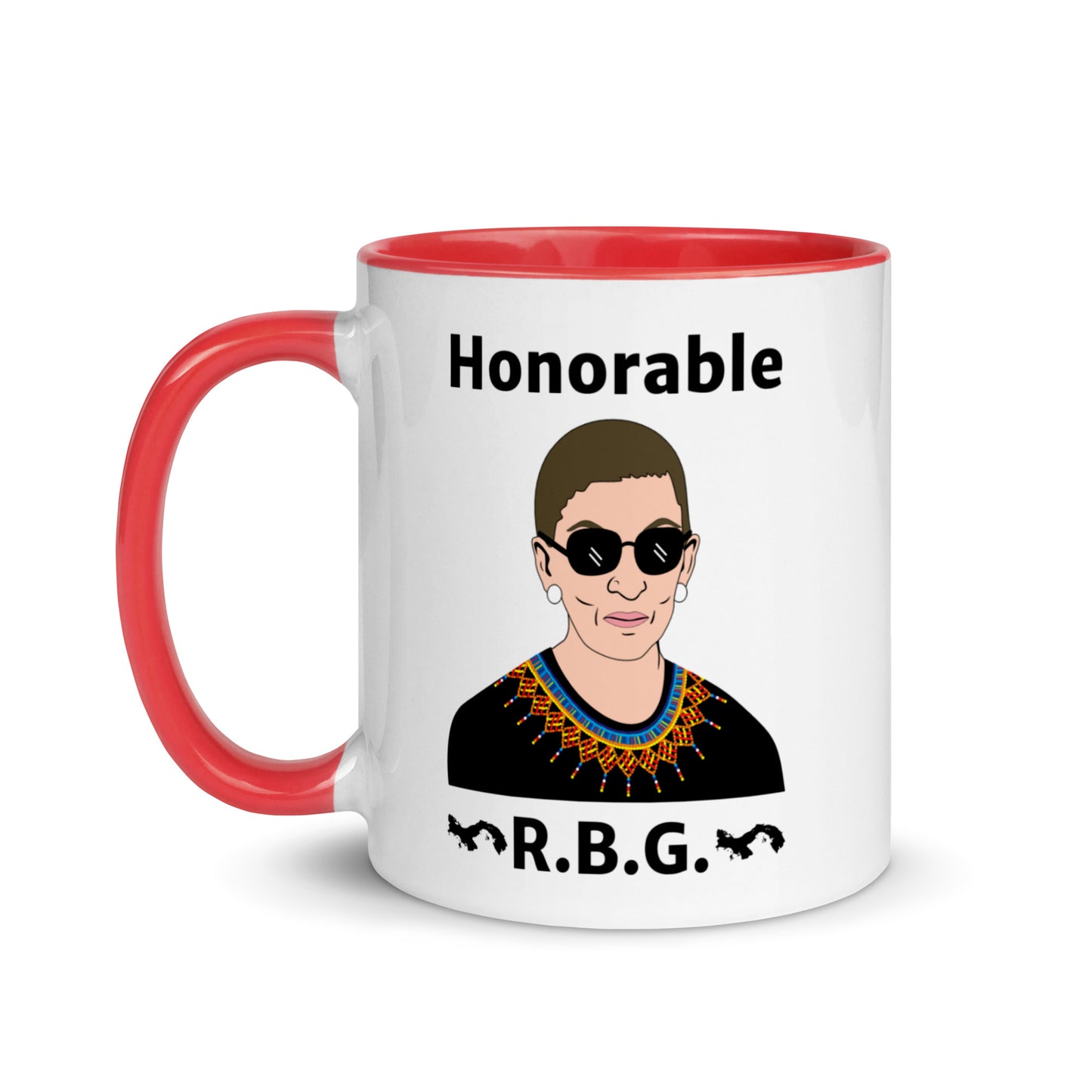 Honorable Notorious R.B.G. Coffee Tea Mug with Color Inside