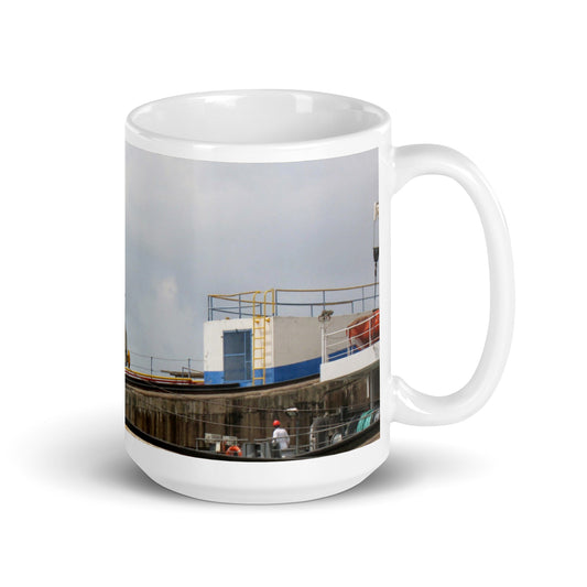 Panama Canal Locomotoras Coffee Mug