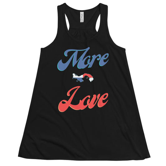 Panama More Love Women's Flowy Racerback Tank